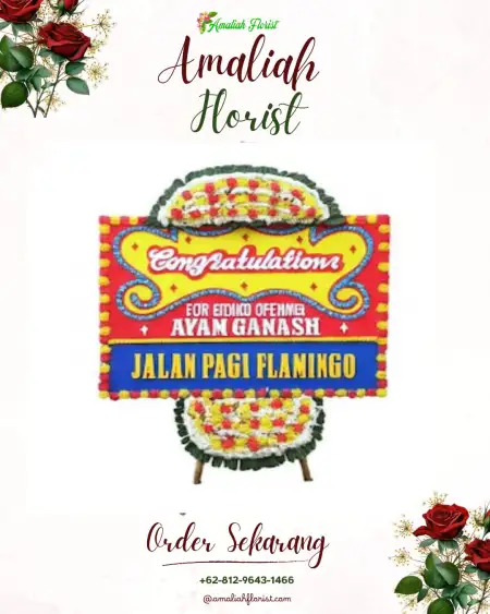 Sewa Papan Bunga Tiuh Memon
